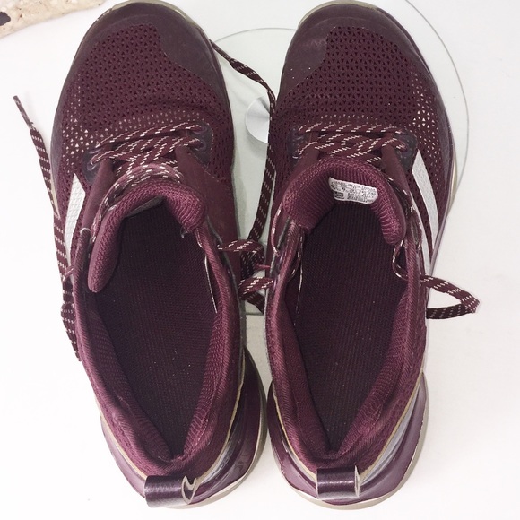 Adidas Maroon Speed Trainer 3 Athletic Sneakers - Picture 7 of 14